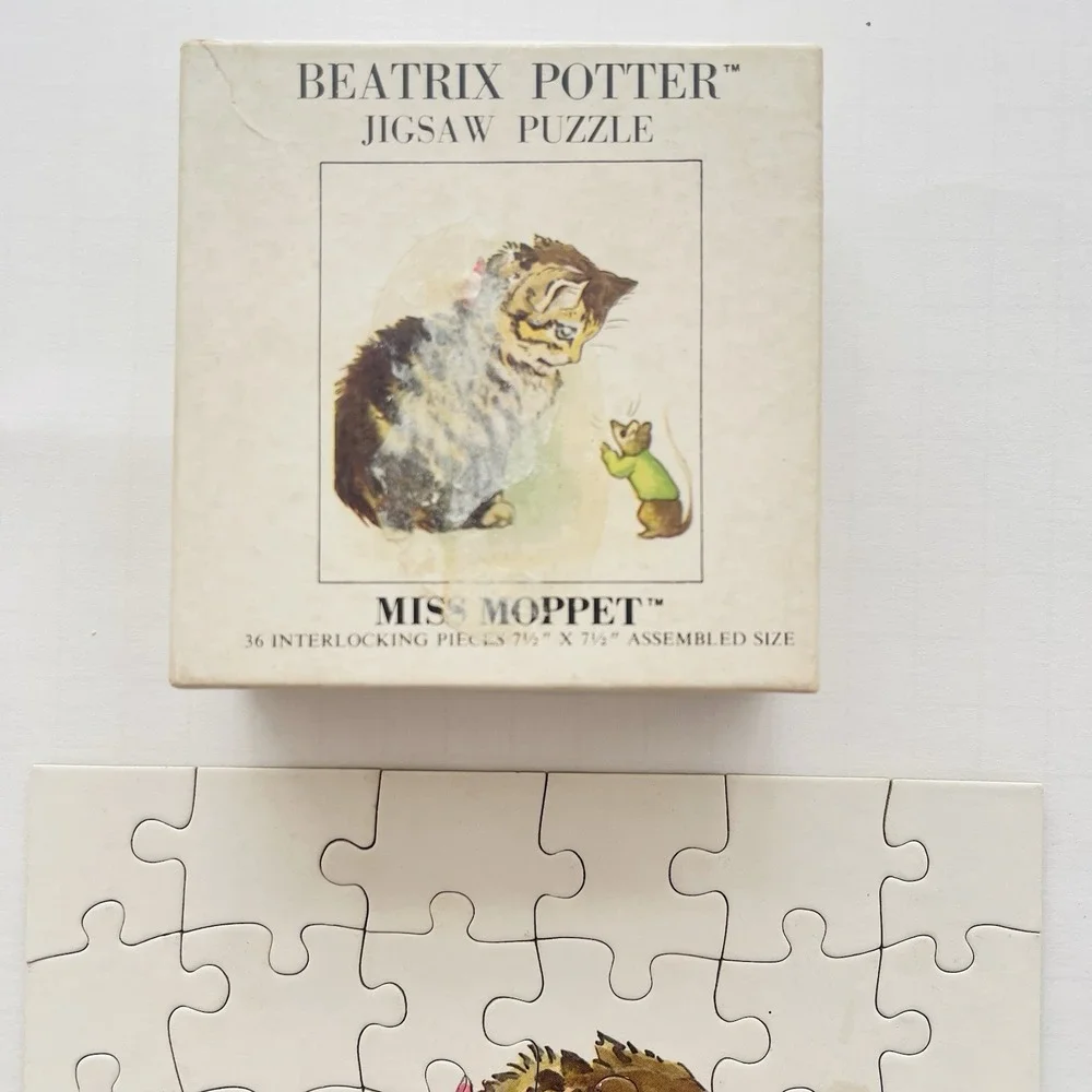 Beatrix Potter Moppet Jeremy Fisher Tom Kitten Jigsaw Puzzles 36 & 100 Pcs Lot 4